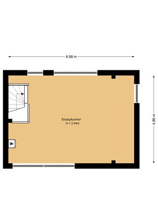 Floorplan - Schubertpad 23, 3261 JJ Oud-Beijerland